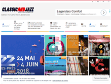 Tablet Screenshot of classicandjazz.net